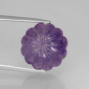 Ametista naturale viola da 21,93 ct, trasparente, trasparente/traslucido