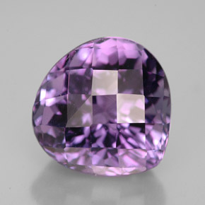 Ametista naturale viola da 7,06 ct, taglio a pera, VVS