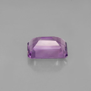 Ametista naturale viola da 1,41 ct, taglio smeraldo, VVS-VS