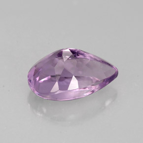 Ametista naturale viola da 1,28 ct, taglio a pera, VS
