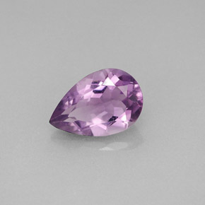 Ametista naturale viola da 1,14 ct, taglio a pera, VS