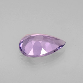 Ametista naturale viola da 0,92 ct, taglio a pera, VS