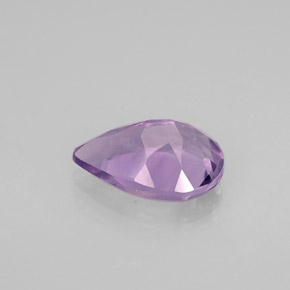 Ametista naturale viola da 1,06 ct, taglio a pera, VVS-VS