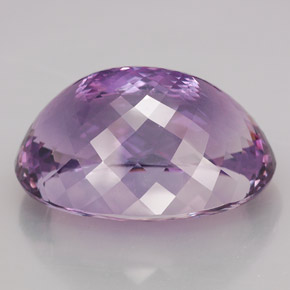 Ametista naturale viola da 109,15 ct, taglio ovale, IF