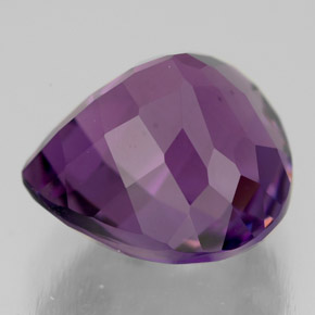 Ametista naturale viola da 7,21 ct, taglio a pera, VVS-VS