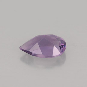 Ametista Viola naturale da 1.19 ct, Forma a pera, VVS-VS