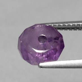 Ametista naturale viola da 2,34 ct, trasparente, trasparente/traslucido