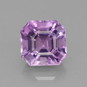 Ametista viola naturale da 2,69 ct, taglio smeraldo, VVS-VS