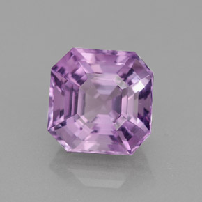 Ametista viola naturale da 2,69 ct, taglio smeraldo, VVS-VS