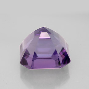 Ametista naturale viola da 5,77 ct, taglio smeraldo, VVS