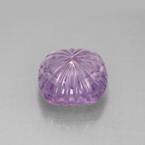 Ametista naturale viola da 4,20 ct, taglio fiore, trasparente