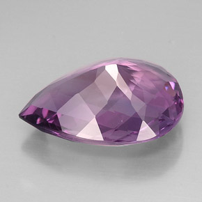 Ametista naturale viola da 19,04 ct, taglio a pera, VVS