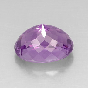 Ametista naturale viola da 7,93 ct, taglio ovale, VVS-VS