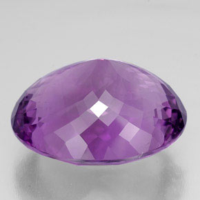 Ametista naturale viola da 65,73 ct, taglio ovale, IF