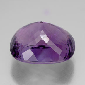 Ametista naturale viola da 58,79 ct, taglio a cuscino, IF