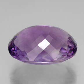Ametista naturale viola da 35,79 ct, taglio ovale, VVS