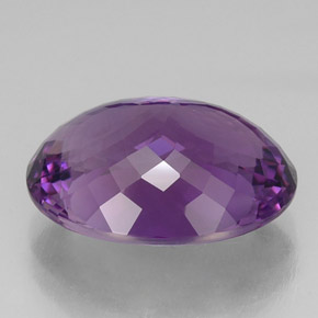 Ametista Viola naturale da 24.97 ct, Taglio ovale, VVS