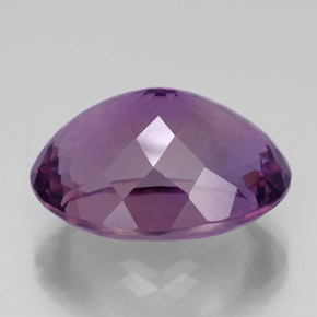 Ametista naturale viola da 33,03 ct, taglio ovale, VVS