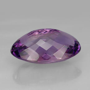 Ametista naturale viola da 63,30 ct, taglio ovale, IF