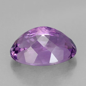 Ametista naturale viola da 5,90 ct, taglio ovale, VVS-VS