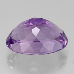 Ametista naturale viola da 6,44 ct, taglio ovale, VVS