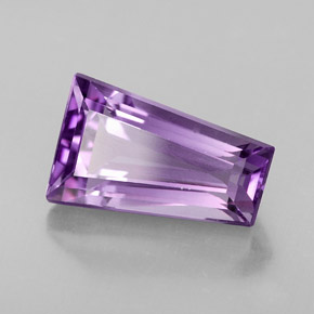 Ametista naturale viola da 4,20 ct, forma fantasia, VVS