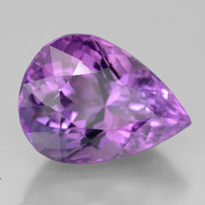 Ametista naturale viola da 10,32 ct, taglio a pera, VVS