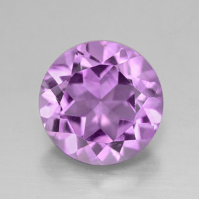 Ametista naturale viola da 2,71 ct, taglio rotondo, VVS