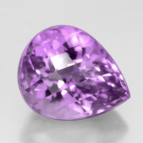 Ametista naturale viola da 5,97 ct, taglio a pera, VVS