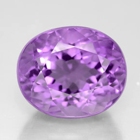 Ametista viola naturale da 6,15 ct, taglio ovale, VVS