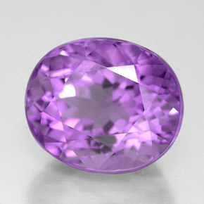 Ametista viola naturale da 6,15 ct, taglio ovale, VVS