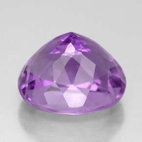 Ametista viola naturale da 6,15 ct, taglio ovale, VVS