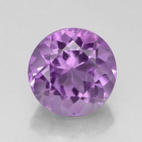 Ametista naturale viola da 2,93 ct, taglio rotondo, VS