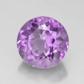 Ametista naturale viola da 2,93 ct, taglio rotondo, VS