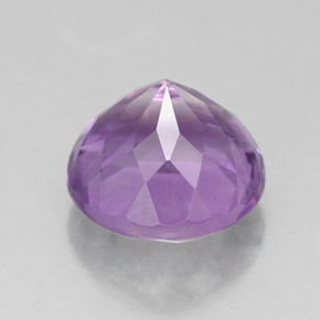Ametista naturale viola da 2,93 ct, taglio rotondo, VS