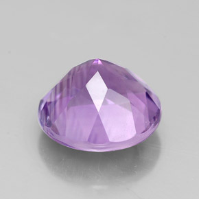Ametista naturale viola da 2,70 ct, taglio rotondo, VVS