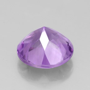 Ametista naturale viola da 2,60 ct, taglio rotondo, VVS