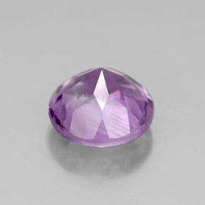 Ametista naturale viola da 2,56 ct, taglio rotondo, VVS-VS