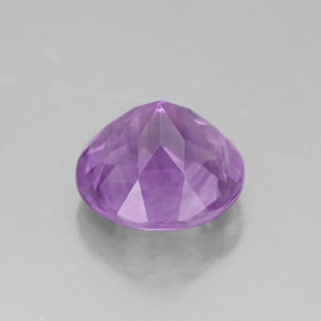 Ametista naturale viola da 2,64 ct, taglio rotondo, VVS-VS