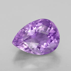 Ametista Viola naturale da 5.47 ct, Forma a pera, VVS-VS