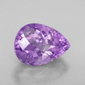 Ametista Viola naturale da 5.47 ct, Forma a pera, VVS-VS