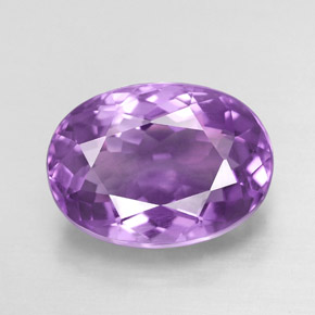 Ametista naturale viola da 5,99 ct, taglio ovale, VVS