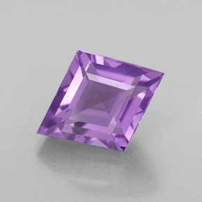 Ametista naturale viola da 6,47 ct, forma fantasia, VVS
