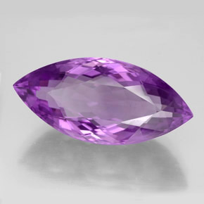 Ametista naturale viola da 10,53 ct, marchesa, VVS