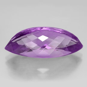 Ametista naturale viola da 10,53 ct, marchesa, VVS