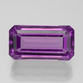 Ametista Viola naturale da 7.51 ct, Taglio smeraldo, VS