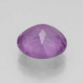 Ametista naturale viola da 3,32 ct, taglio rotondo, VS