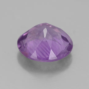 Ametista naturale viola da 2,75 ct, taglio rotondo, VVS-VS