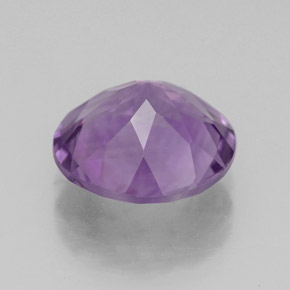 Ametista naturale viola da 3,00 ct, taglio rotondo, VS