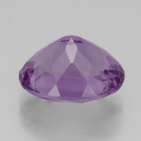 Ametista naturale viola da 4,30 ct, taglio ovale, VS